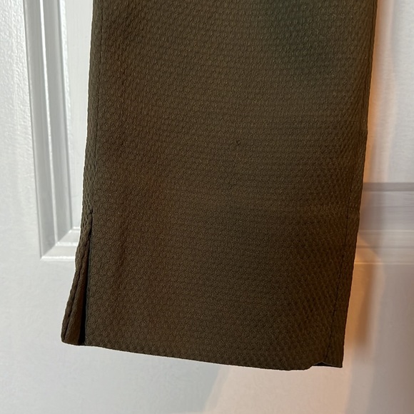 H&M Olive Green Straight Leg Trousers - Picture 2 of 8